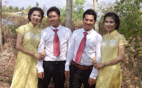 anh em sinh đôi lấy chị em sinh đôi